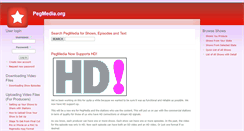 Desktop Screenshot of pegmedia.org
